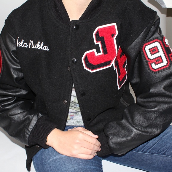 jurassic park varsity jacket